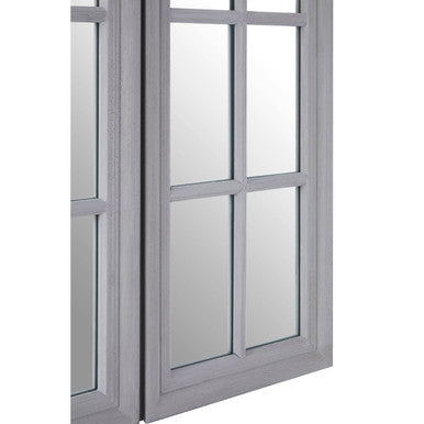 Grey Finish Dressing Table Mirror