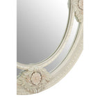 Antique White Ornate Wall Mirror