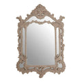 Antique Grey Ornate Wall Mirror