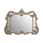Antique Grey Finish Ornate Wall Mirror