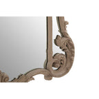 Antique Grey Finish Ornate Wall Mirror