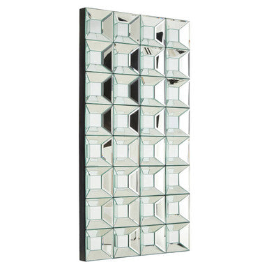 Multi Glass Bevelled Wall Mirror