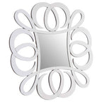 Pinched Square Silver Wall Mirror