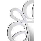 Pinched Square Silver Wall Mirror