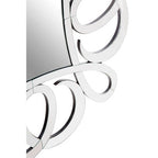 Pinched Square Silver Wall Mirror