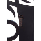 Pinched Square Silver Wall Mirror
