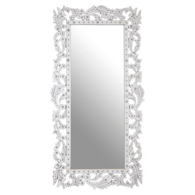 Petal Motif Wall Mirror