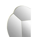 Segmented Silver Wall Mirror