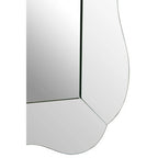 Segmented Silver Wall Mirror