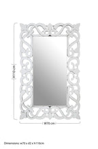 Baroque Scroll Wall Mirror
