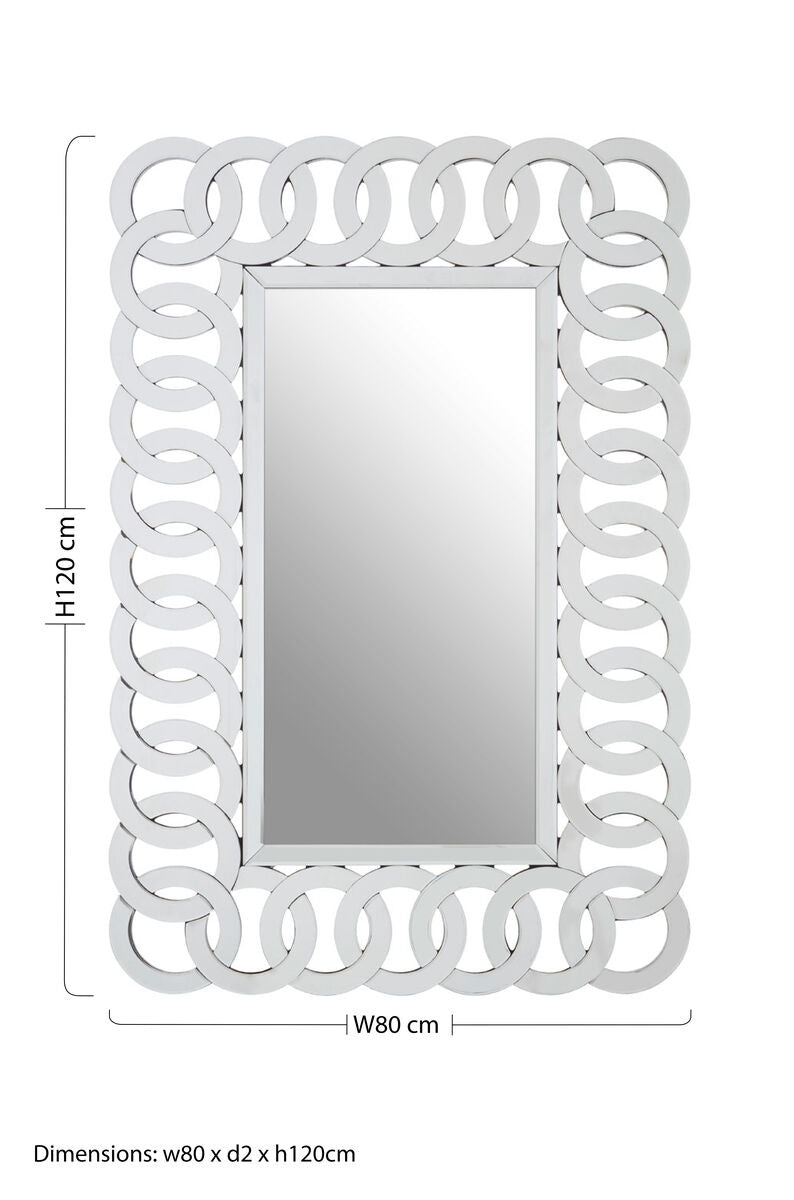 Interlinked Circle Wall Mirror