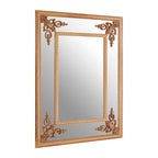 Gold Motifs Frame Wall Mirror