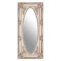 Champagne Oval Border Wall Mirror