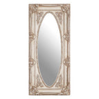 Champagne Oval Border Wall Mirror