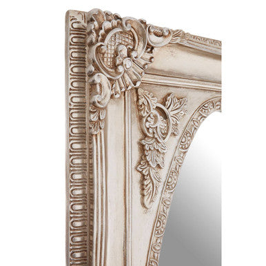 Champagne Oval Border Wall Mirror