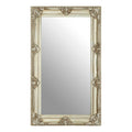 Champagne Bead and Reel Wall Mirror
