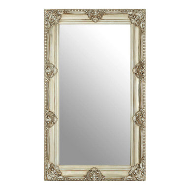 Champagne Bead and Reel Wall Mirror