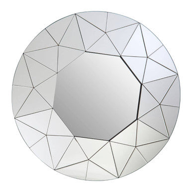 Hexagonal Border Wall Mirror