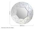 Hexagonal Border Wall Mirror