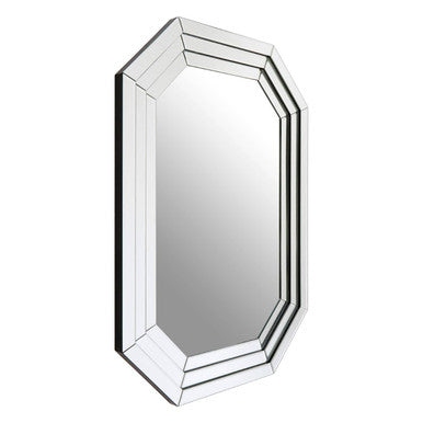 Tiered Geometric Wall Mirror