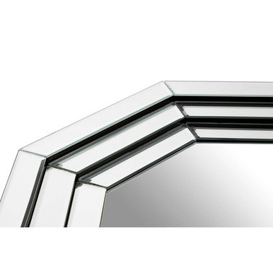 Tiered Geometric Wall Mirror