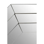 Tiered Geometric Wall Mirror