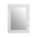Geometric Mosaic Silver Wall Mirror