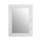 Geometric Mosaic Silver Wall Mirror