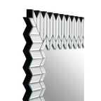 Geometric Mosaic Silver Wall Mirror