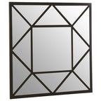 Black Metal Frame Wall Mirror