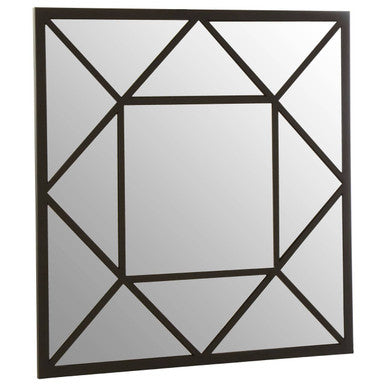 Black Metal Frame Wall Mirror