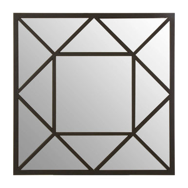 Black Metal Frame Wall Mirror