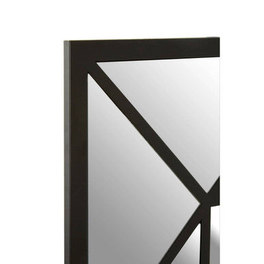 Black Metal Frame Wall Mirror