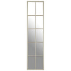 Tall Window Pane Wall Mirror