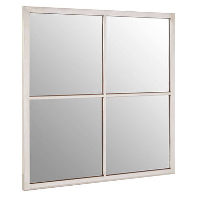 Square Window Pane Wall Mirror