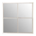 Square Window Pane Wall Mirror