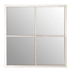 Square Window Pane Wall Mirror