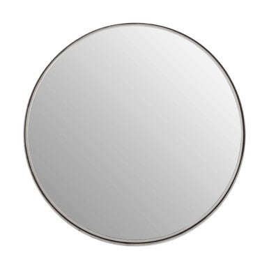 Medium Nickel Finish Wall Mirror