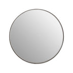 Small Nickel Finish Wall Mirror