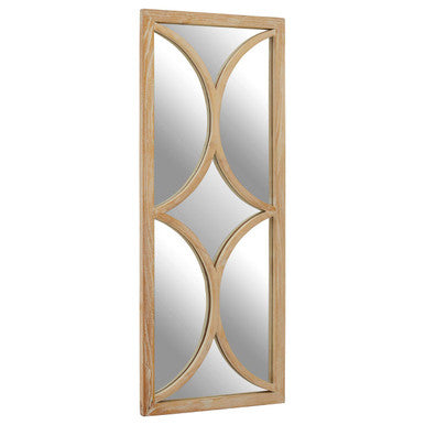 Grey Wash Elm Wood Wall Mirror