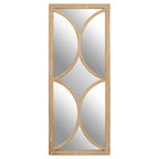 Grey Wash Elm Wood Wall Mirror
