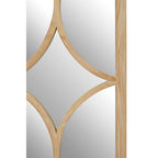Grey Wash Elm Wood Wall Mirror
