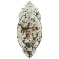 Wall Mirror with Decorative Crown