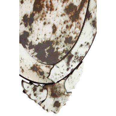 Wall Mirror with Decorative Crown