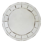 Round and Mosaic Effect Wall Mirror