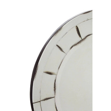 Round and Mosaic Effect Wall Mirror