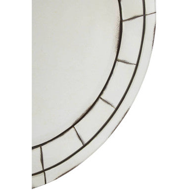 Round and Mosaic Effect Wall Mirror
