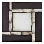 Square and Tiled Design Wall Mirror