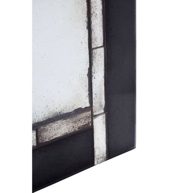 Square and Tiled Design Wall Mirror