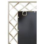 Lattice Silver Wall Mirror